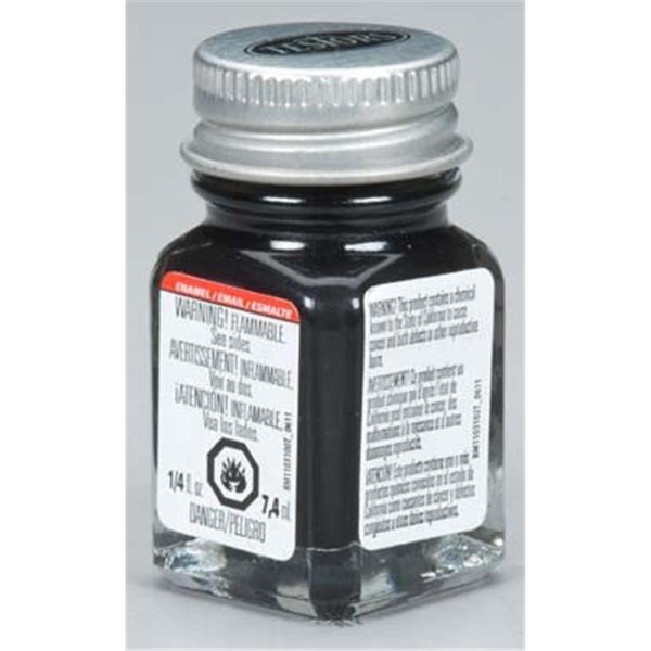 Testors Testors Gloss Enamel Glass Jar Paint - Black Metallic TES1154TT